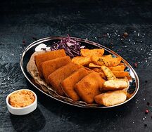 Качкаваль с картофелем по-деревенски