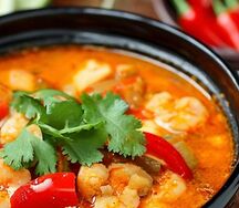 Тайский суп Том ям с курицей