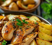 Жаркое с мясом и картофелем по-деревенски