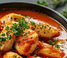 Шашлык из курицы в соусе