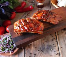 Свиные ребрышки барбекю