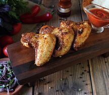 Куриные крылышки Барбекю на мангале