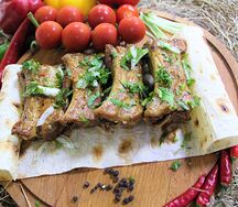 Шашлык из свиных ребер