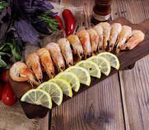 Креветки вареные