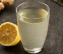 Напиток из имбиря и лимона