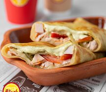 С копченой курицей XL