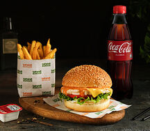 Menu Cheese Burger chicken