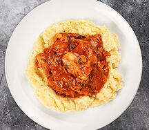 Чахохбили из курицы с пюре