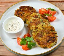 Драники с грибами