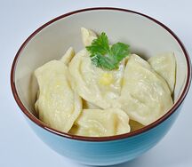 Вареники с грибами