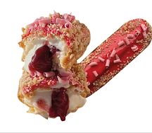 Эклер вишня