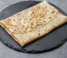 Постный Блин с тушеной капустой и грибами
