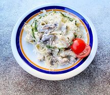 Паста Курица с грибами