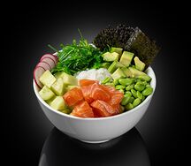 Поке с лососем