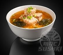 Острый суп с лососем