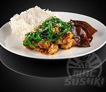 Острый цыпленок с водорослями