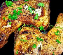 Шашлык из куриного окорочка