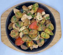 Курица с овощами