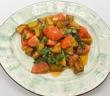 С хрустящим баклажаном