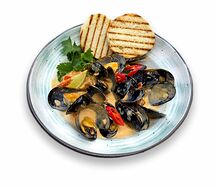 Мидии в соусе том ям