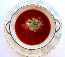 Борщ с говядиной