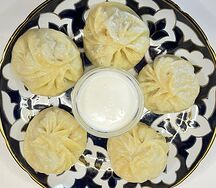 Манты с говядиной  