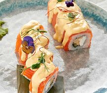 Лосось с цитрусовым соусом