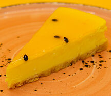 Чизкейк Манго-маракуйя