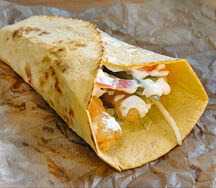 Сувлаки с креветками