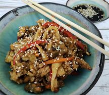 Тяхан с морепродуктами