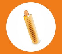 Французский хот-дог с сосиской