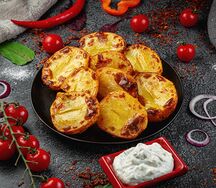 Картофель на углях