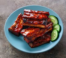 Томленые ребра BBQ 