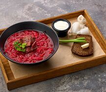 Борщ с говядиной