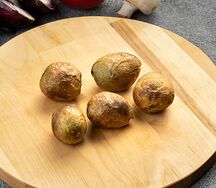 Шашлык из бейби картофеля