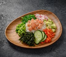 Поке с лососем