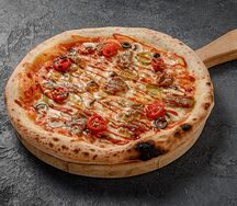 Пицца с говядиной 