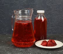 Домашний клубничный лимонад