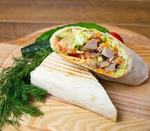 Шаурма со свининой