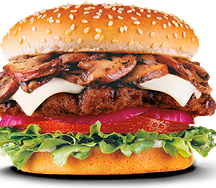 Бургер с грибами