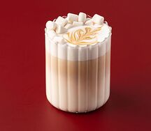 Латте Банановое мороженое с соленой карамелью