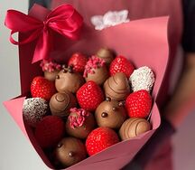 Букет из клубники в шоколаде Блаженство S