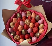 Букет из клубники в шоколаде Осеннее настроение М