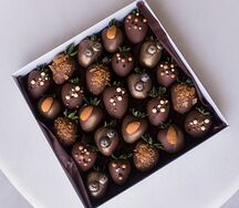 Набор клубники в шоколаде Очень молочный Xl