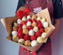 Букет из клубники в шоколаде Эйфория М