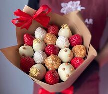 Букет из клубники в шоколаде Эйфория S