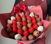 Букет из клубники в шоколаде Блаженство М
