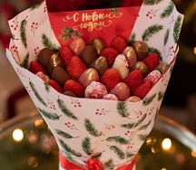 Букет с Новым Годом М