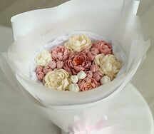 Десертные цветы Букет Пионы