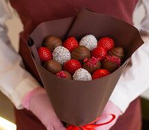 Букет из клубники Нью-Йорк S